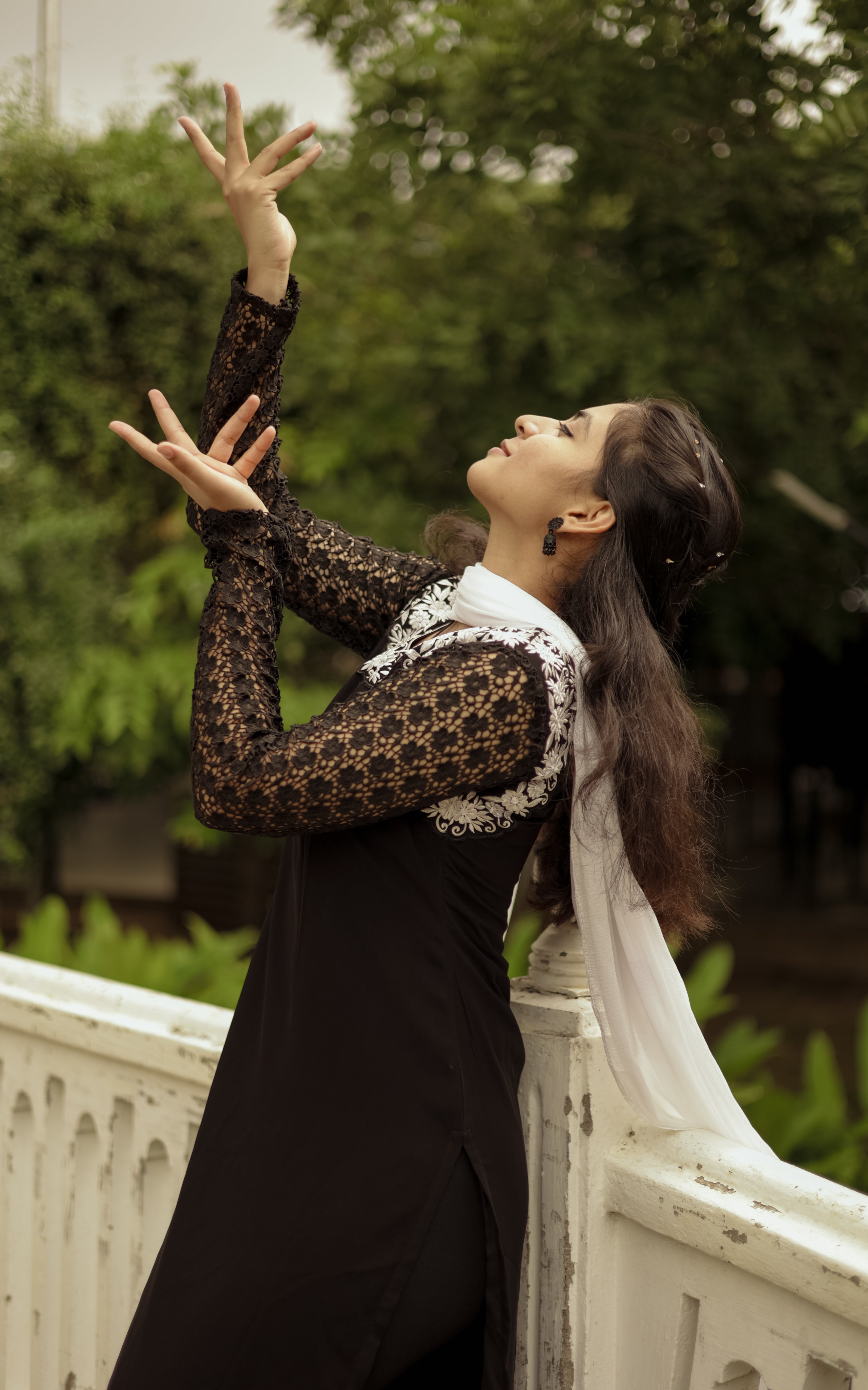 Rhythm Black (kurti+Dupatta)