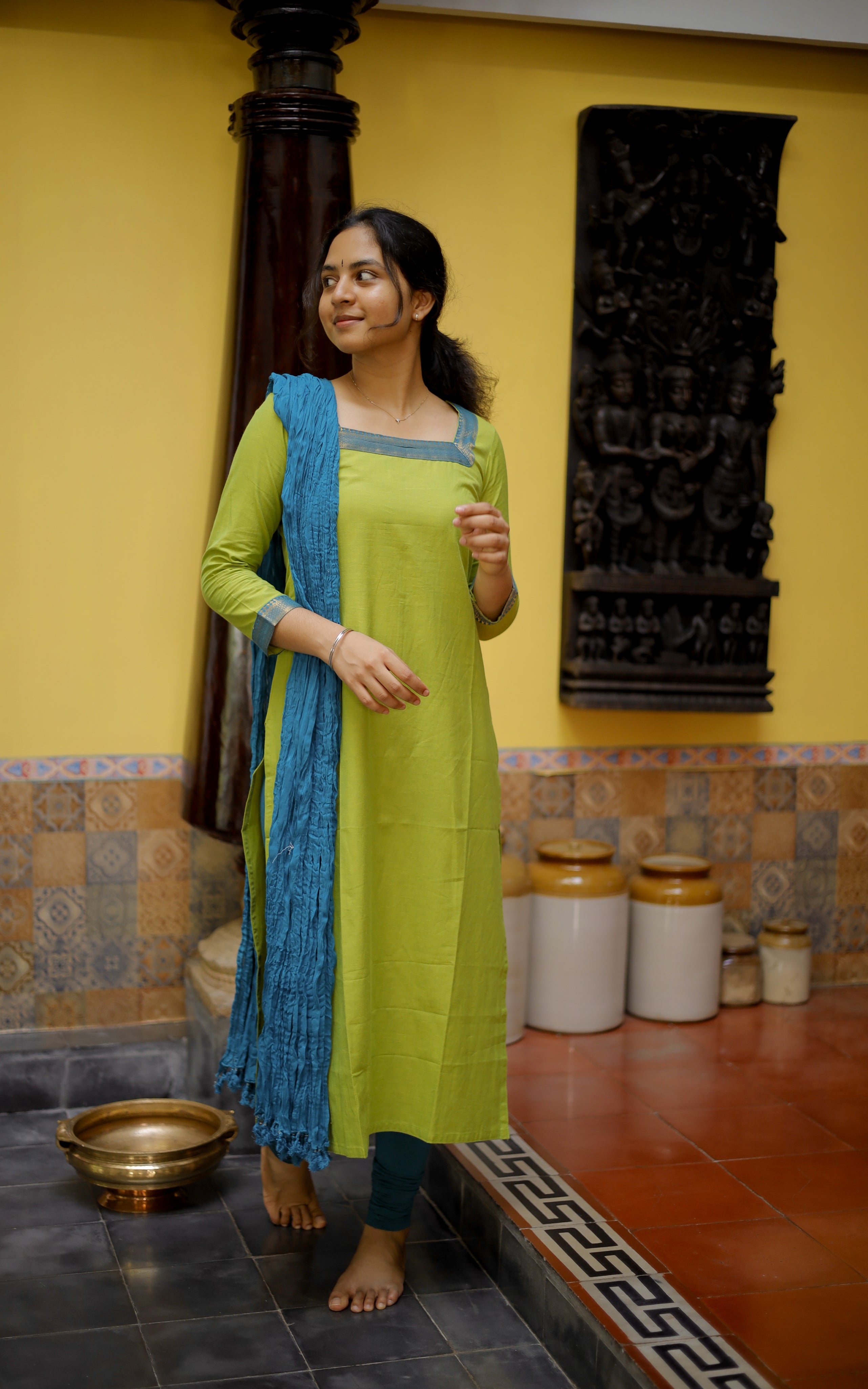 Saravana Jyotika 4 (Kurti+Dupatta)