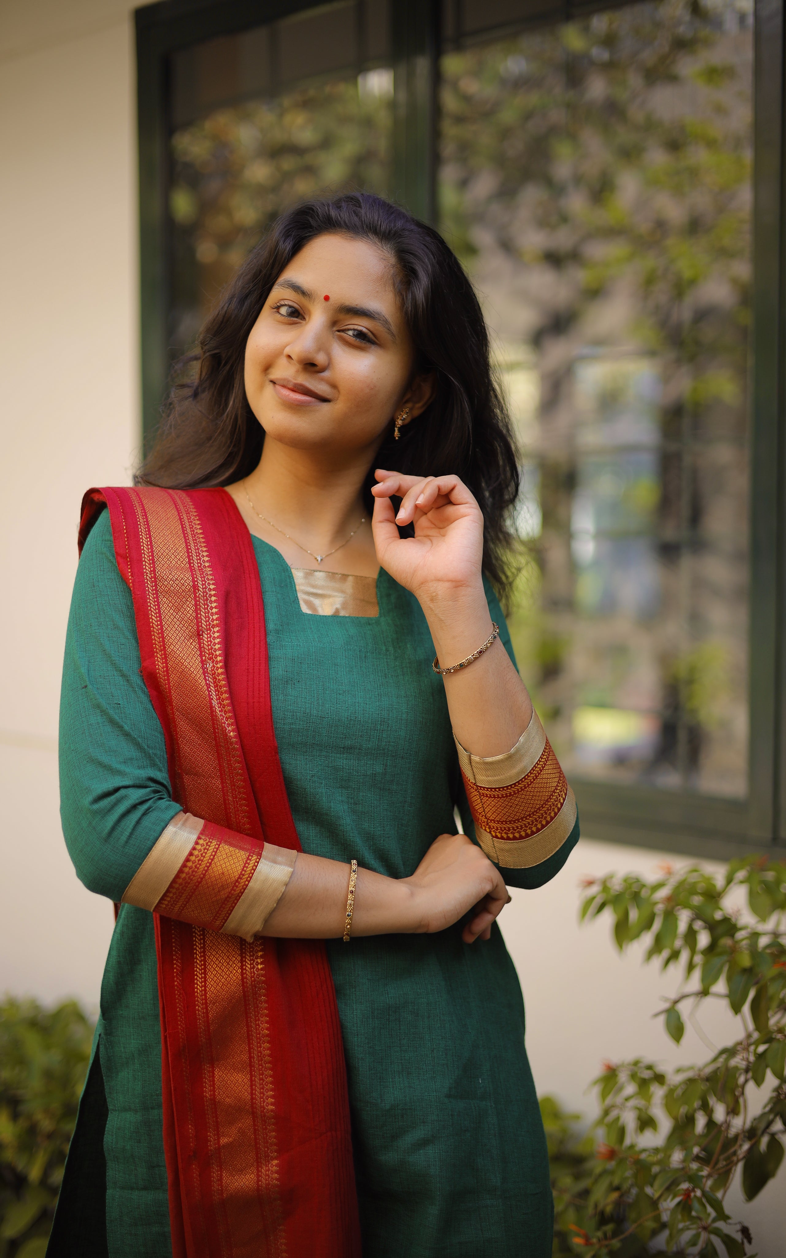 Saravana Jyotika 3 (Kurti+Dupatta)