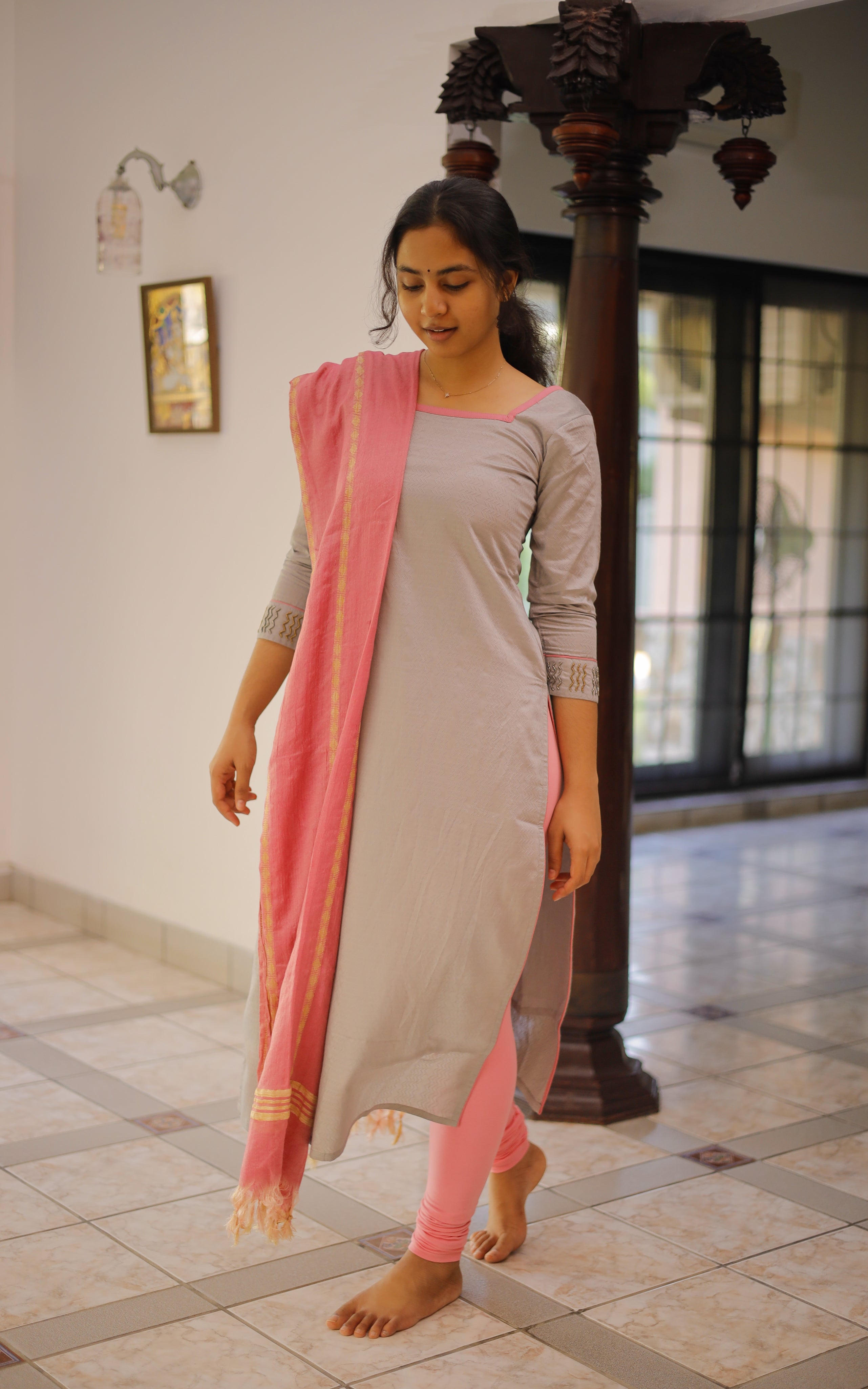 Saravana Jyotika 6 (Kurti+Dupatta)