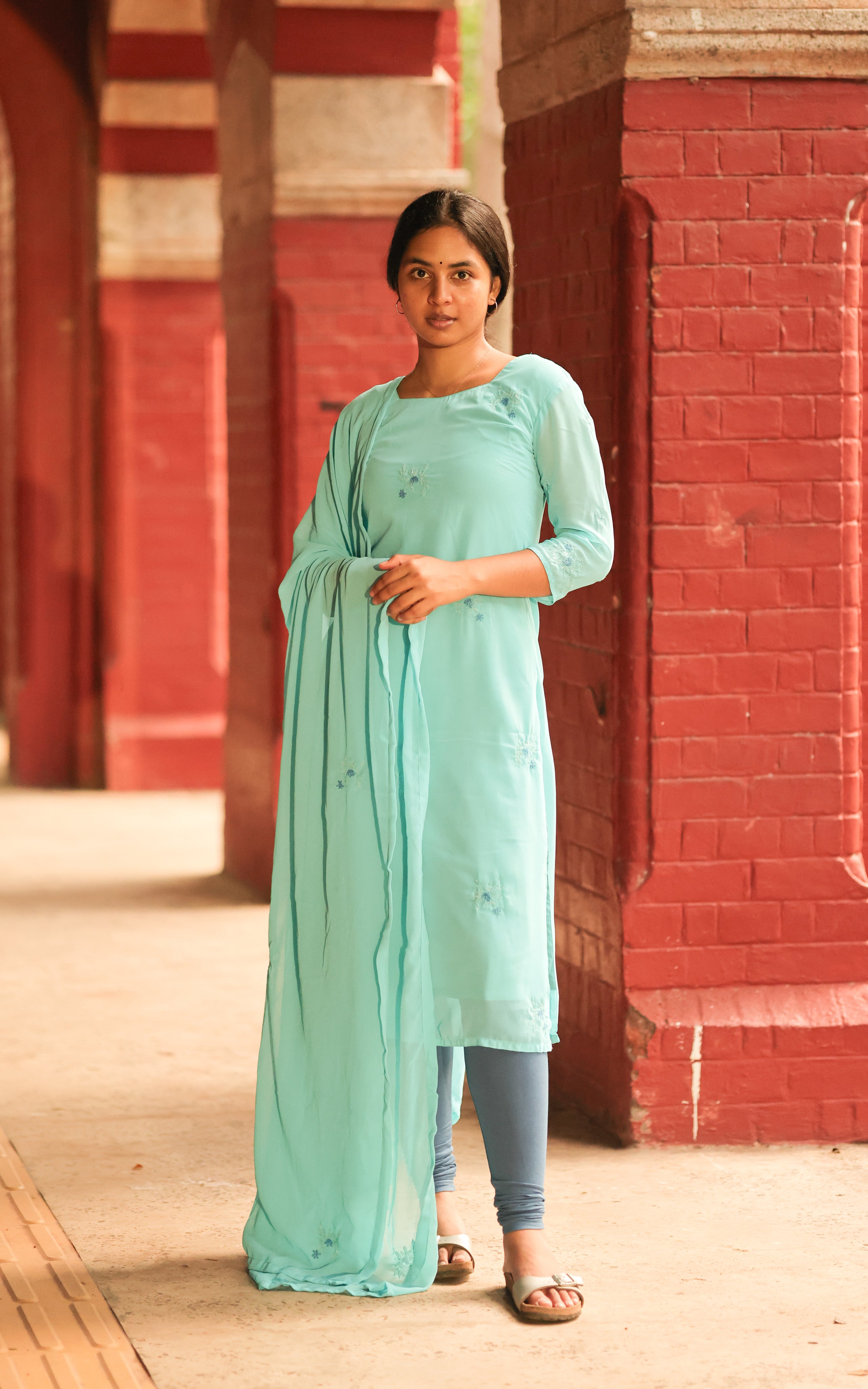 Sillunu Oru Kaadhal 5 (Kurti+Dupatta)
