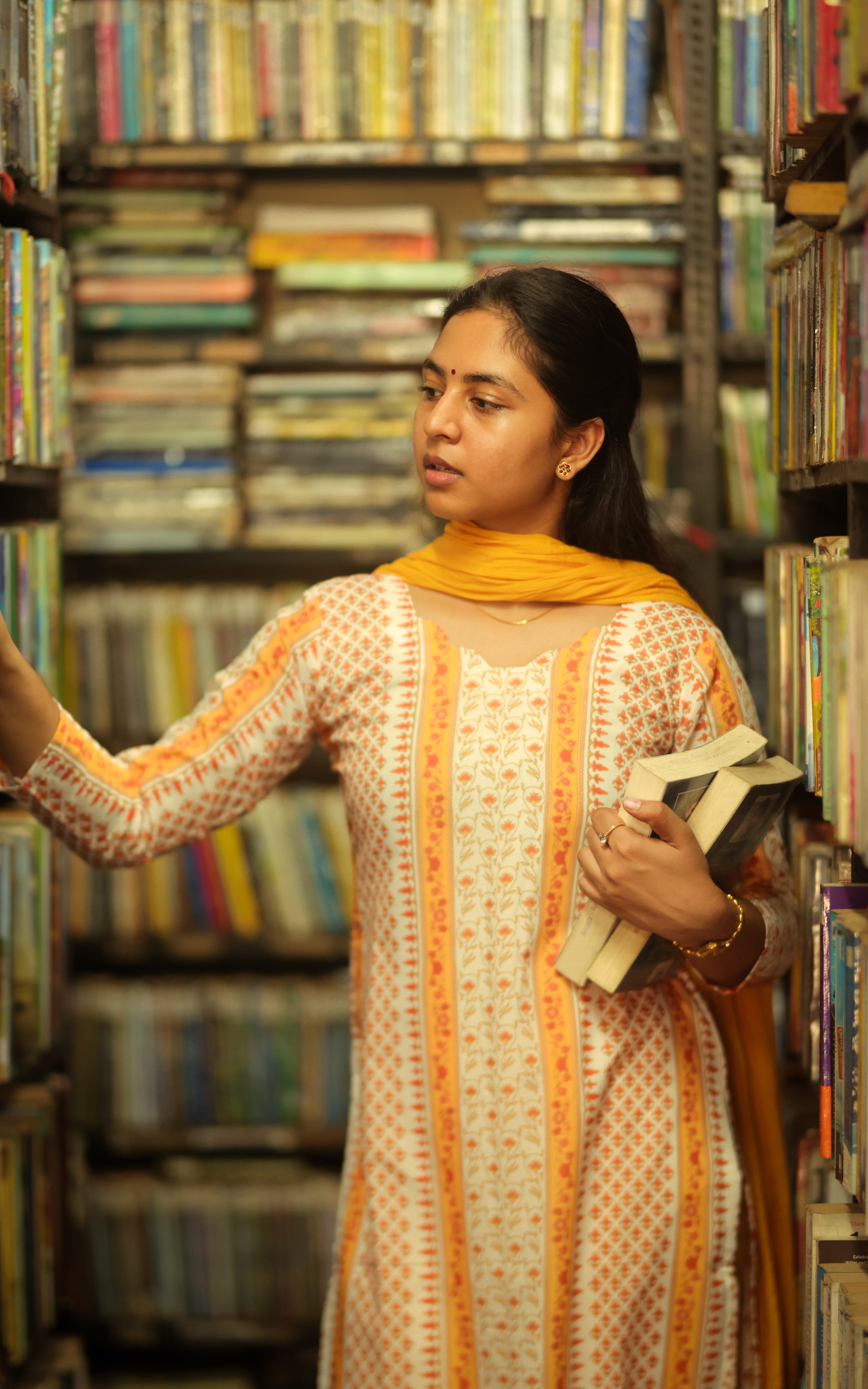 Kalloori Mustard (Kurti+Dupatta)