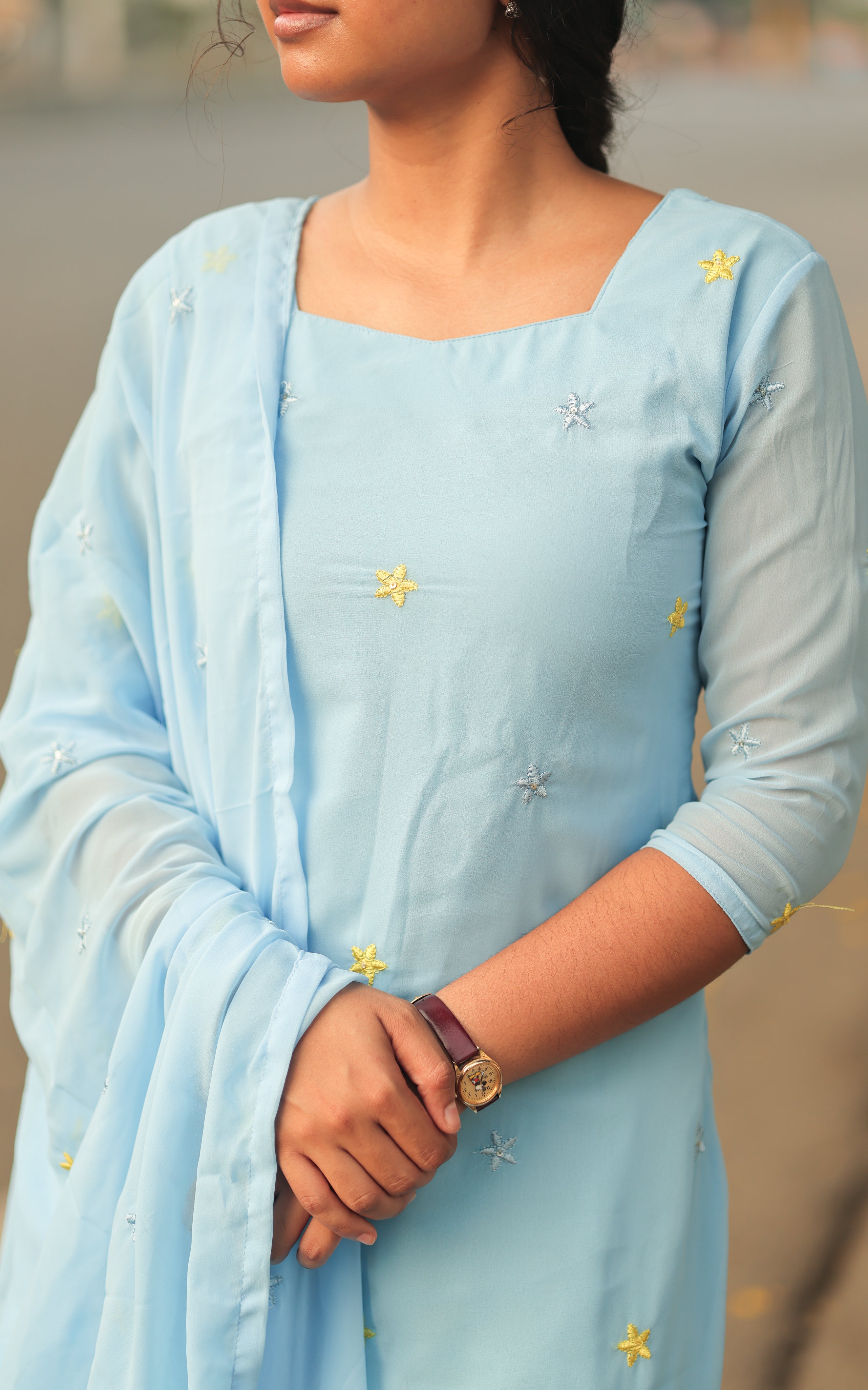 Sillunu Oru Kaadhal 6 (Kurti+Dupatta)