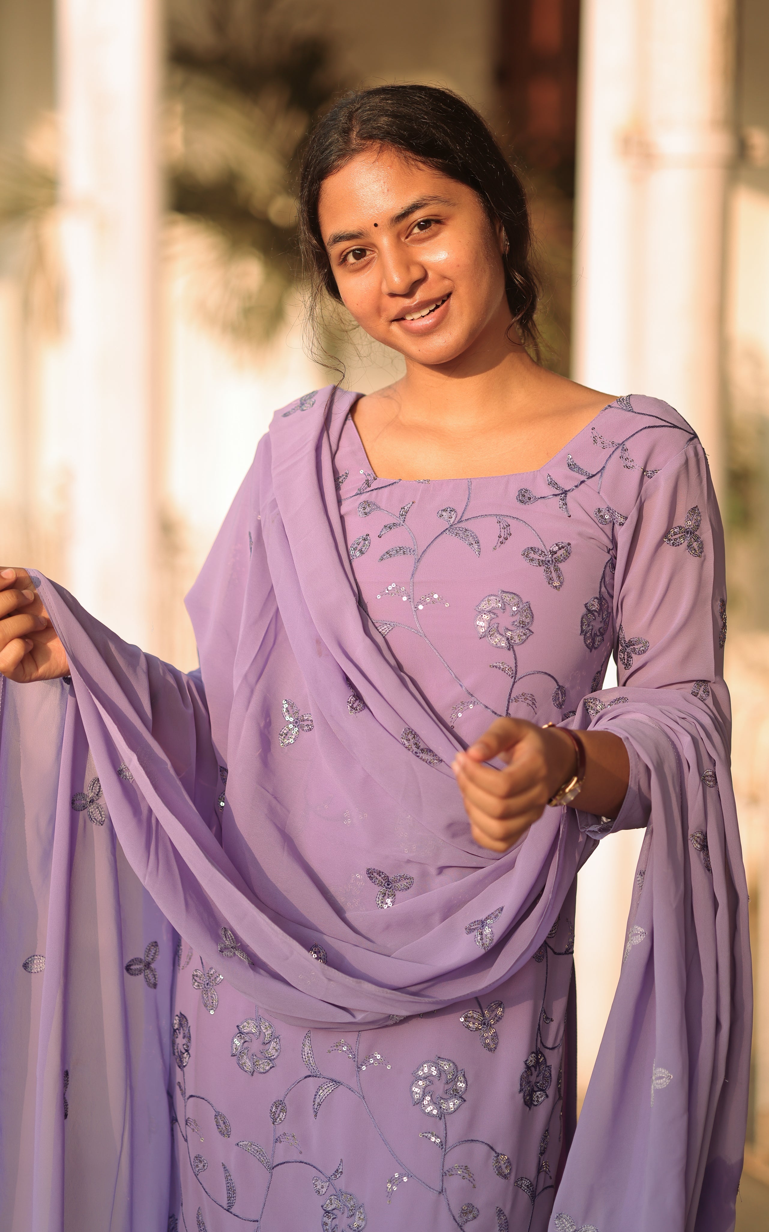 Sillunu Oru Kaadhal 4 (Kurti+Dupatta)