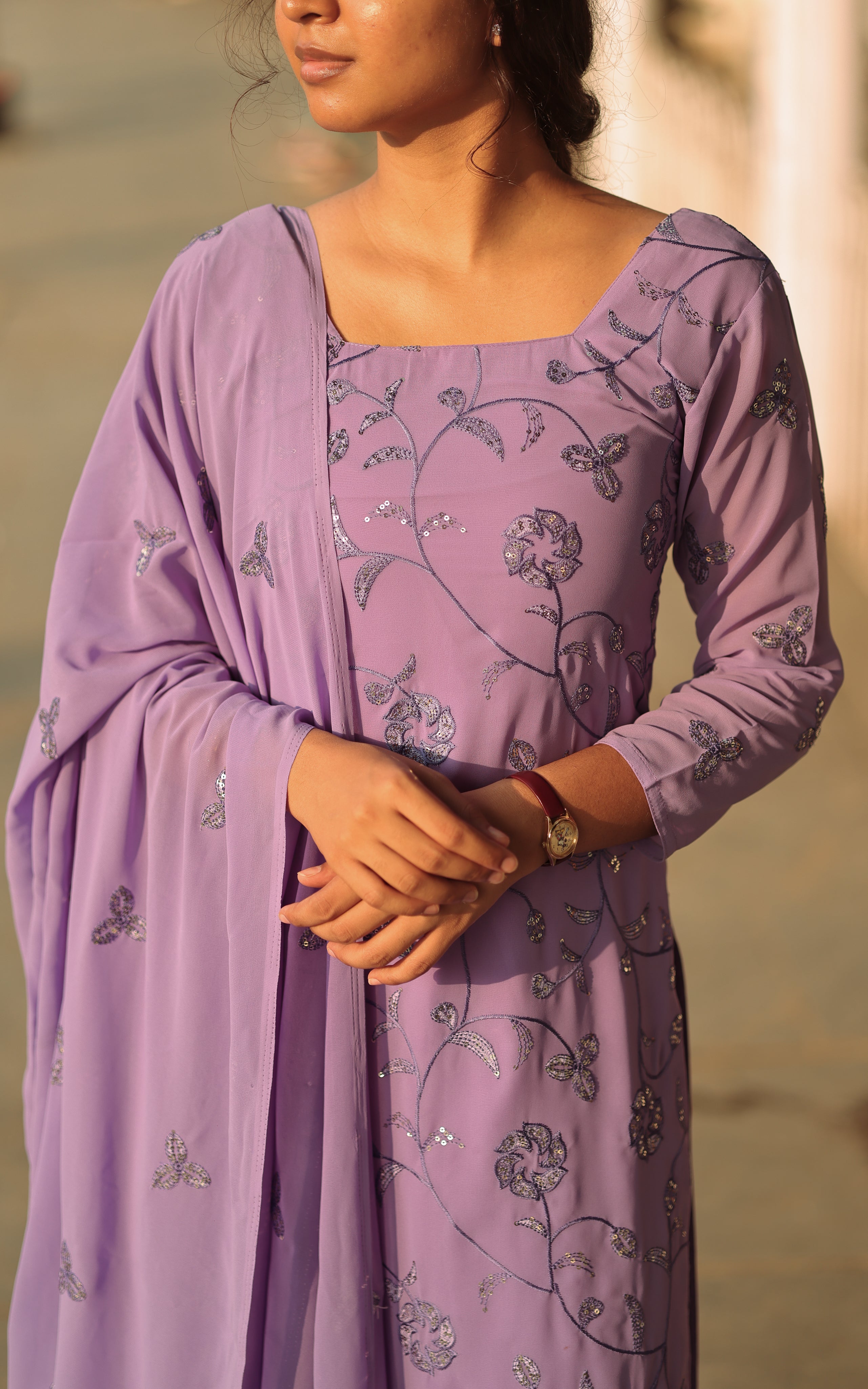 Sillunu Oru Kaadhal 4 (Kurti+Dupatta)