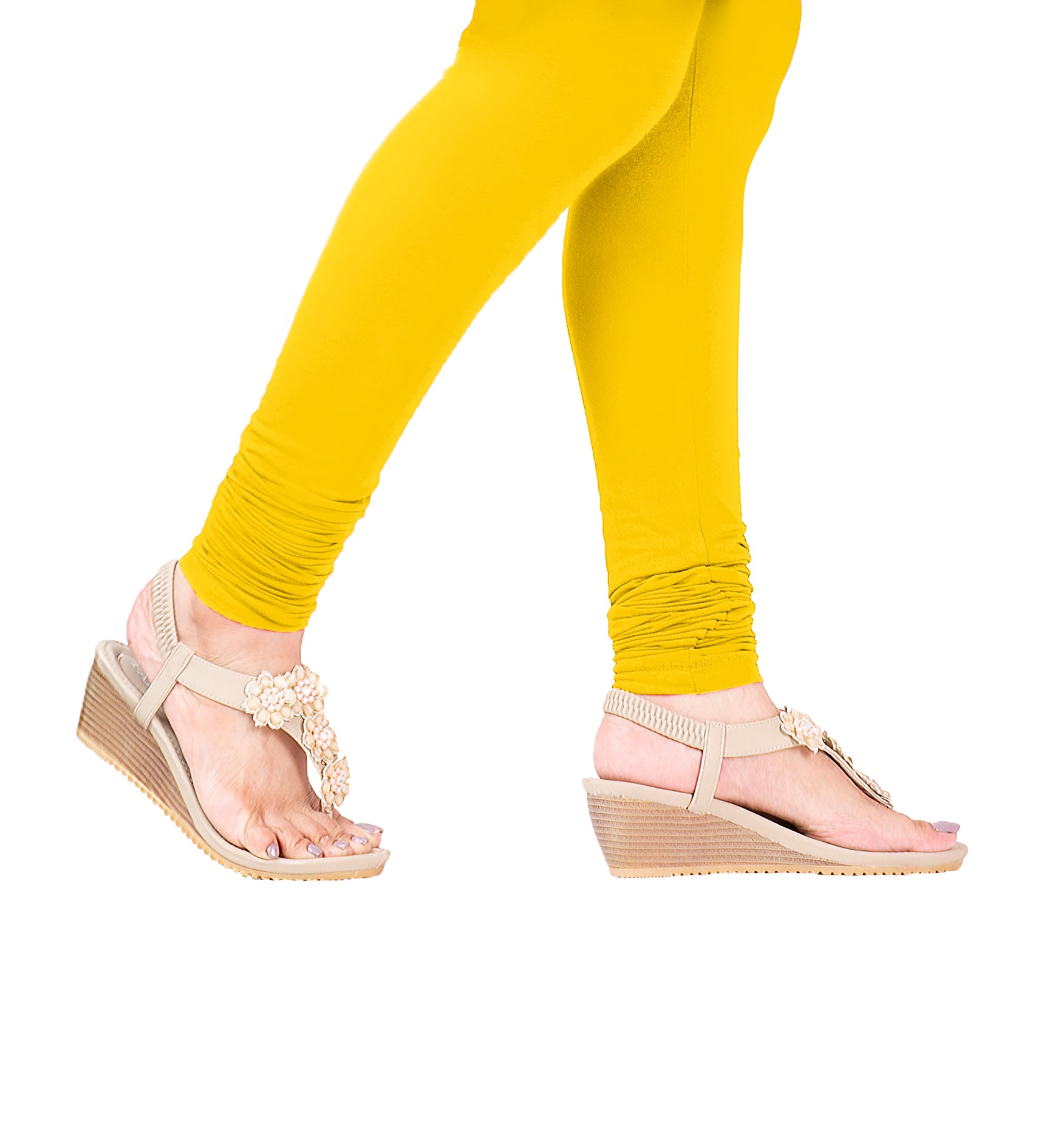 Buy Dollar Women's Missy Pack of 1 Cotton Slim Fit Golden Color Ankle  Length Leggings Online at Best Prices in India - JioMart.