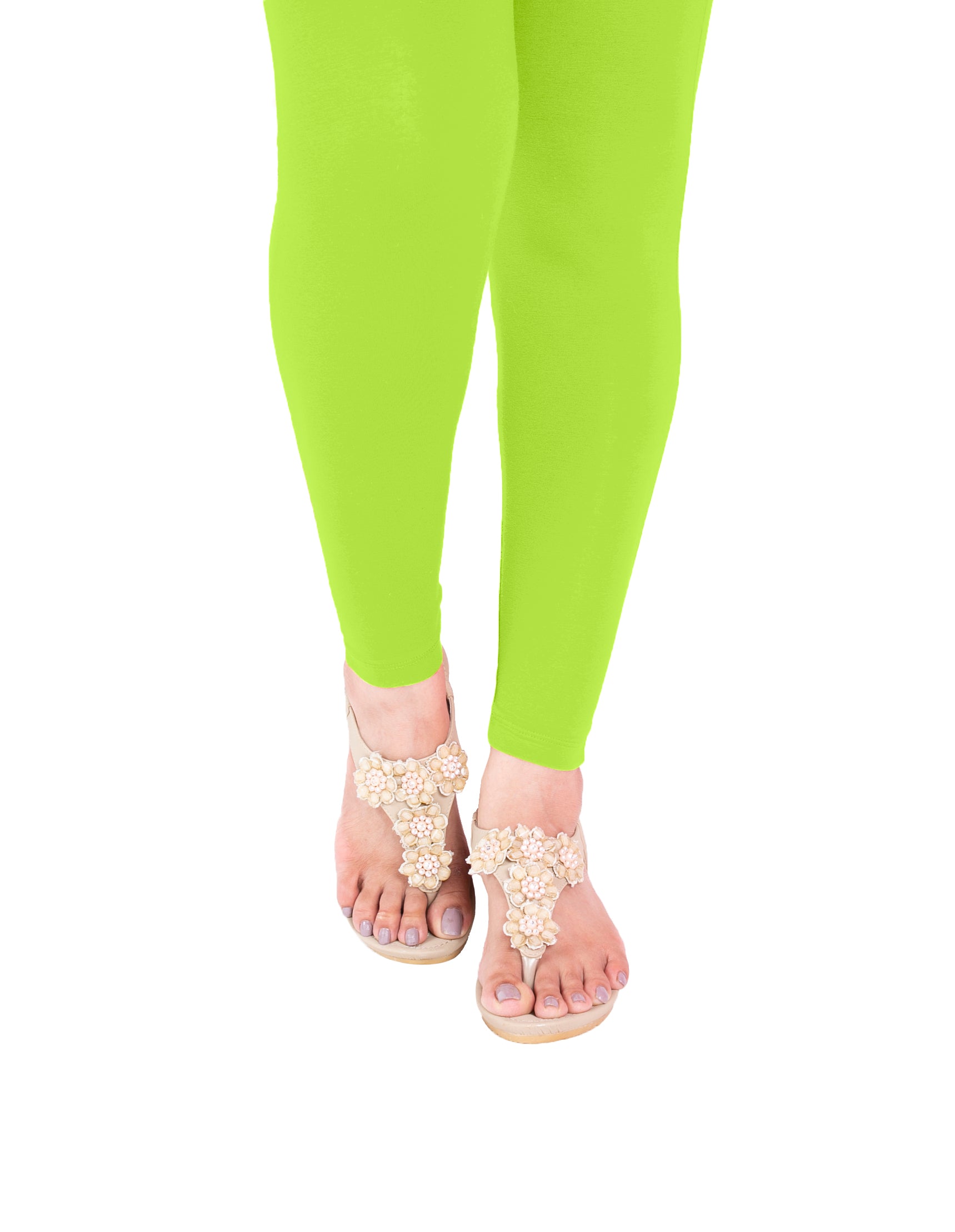 Lime Green #77 Ankle Legging