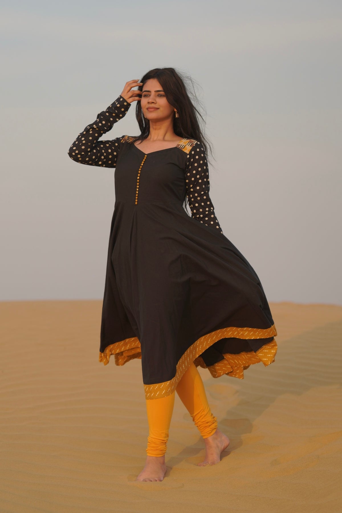 Buy Aaina Black Kurta Set by Designer TAPESTRY for Women online at  Kaarimarket.com